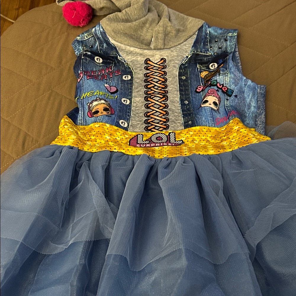 L.O.L. Surprise! Blue and Yellow Casual Dress
